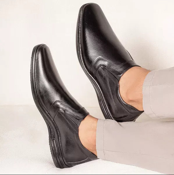 Sapato de Couro Masculino Vértice Preto Divo™