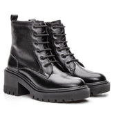 Bota Valora Feminina Cano Curto Tratorada Preta - 3750