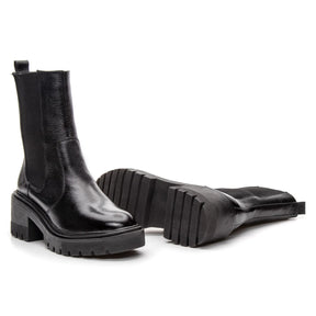 Bota Valora Chelsea Feminina Cano Médio Preta - 3751