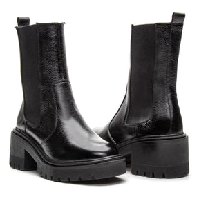Bota Valora Chelsea Feminina Cano Médio Preta - 3751