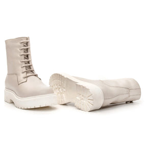 Bota Lara Feminina Cano Curto Off White - 3850