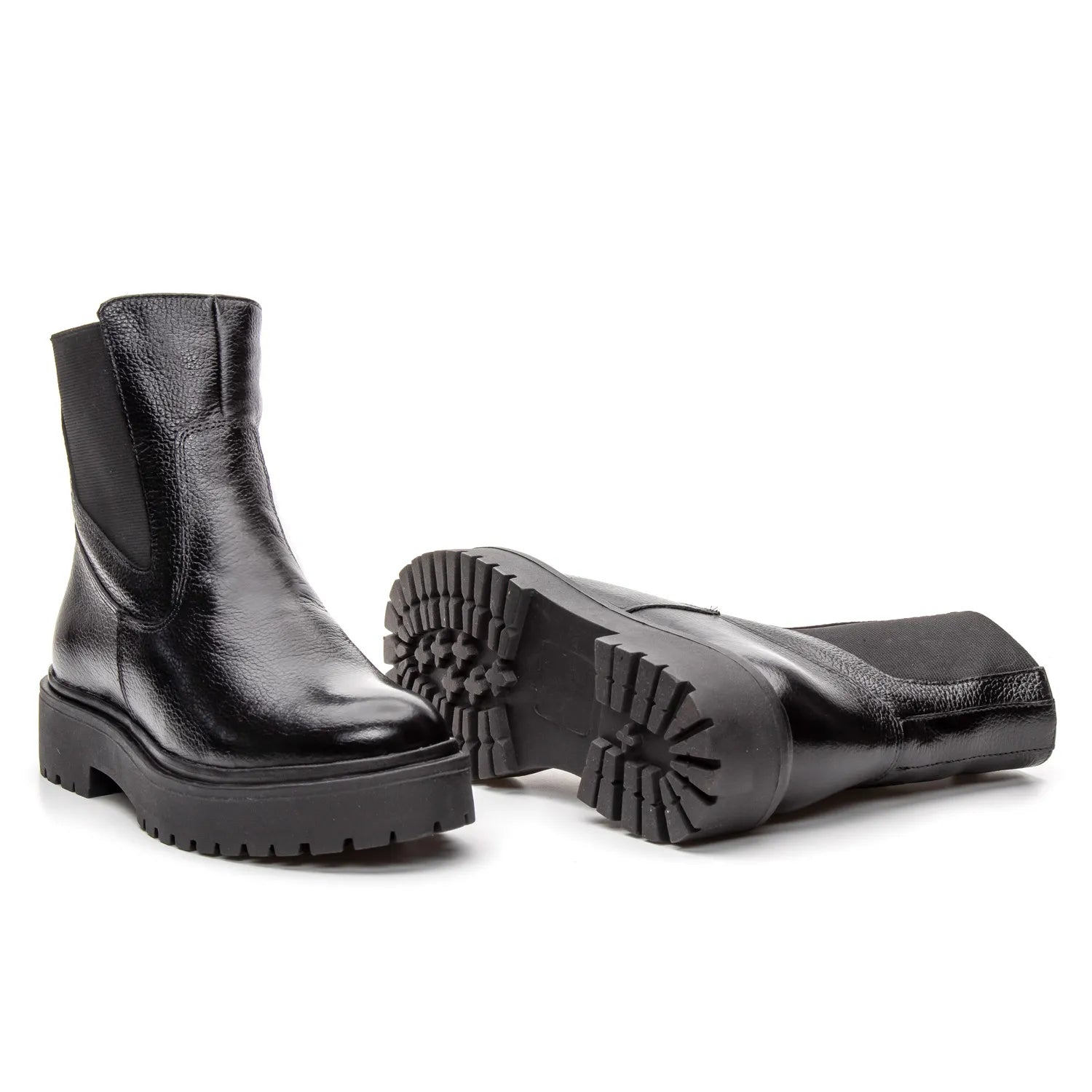 Bota Lara Feminina Cano Curto Preta - 3851