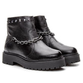 Bota Luxe Feminina Coturno Preta - 3853