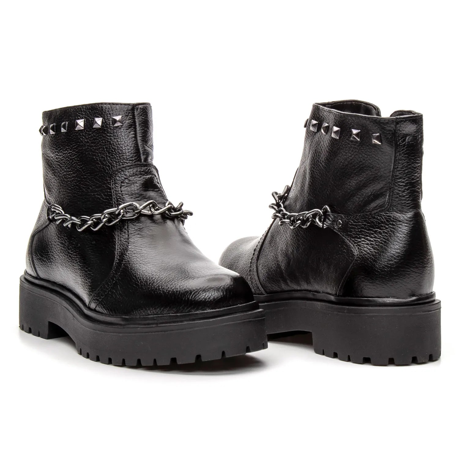 Bota Luxe Feminina Coturno Preta - 3853