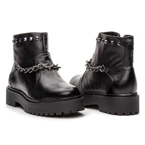 Bota Luxe Feminina Coturno Preta - 3853