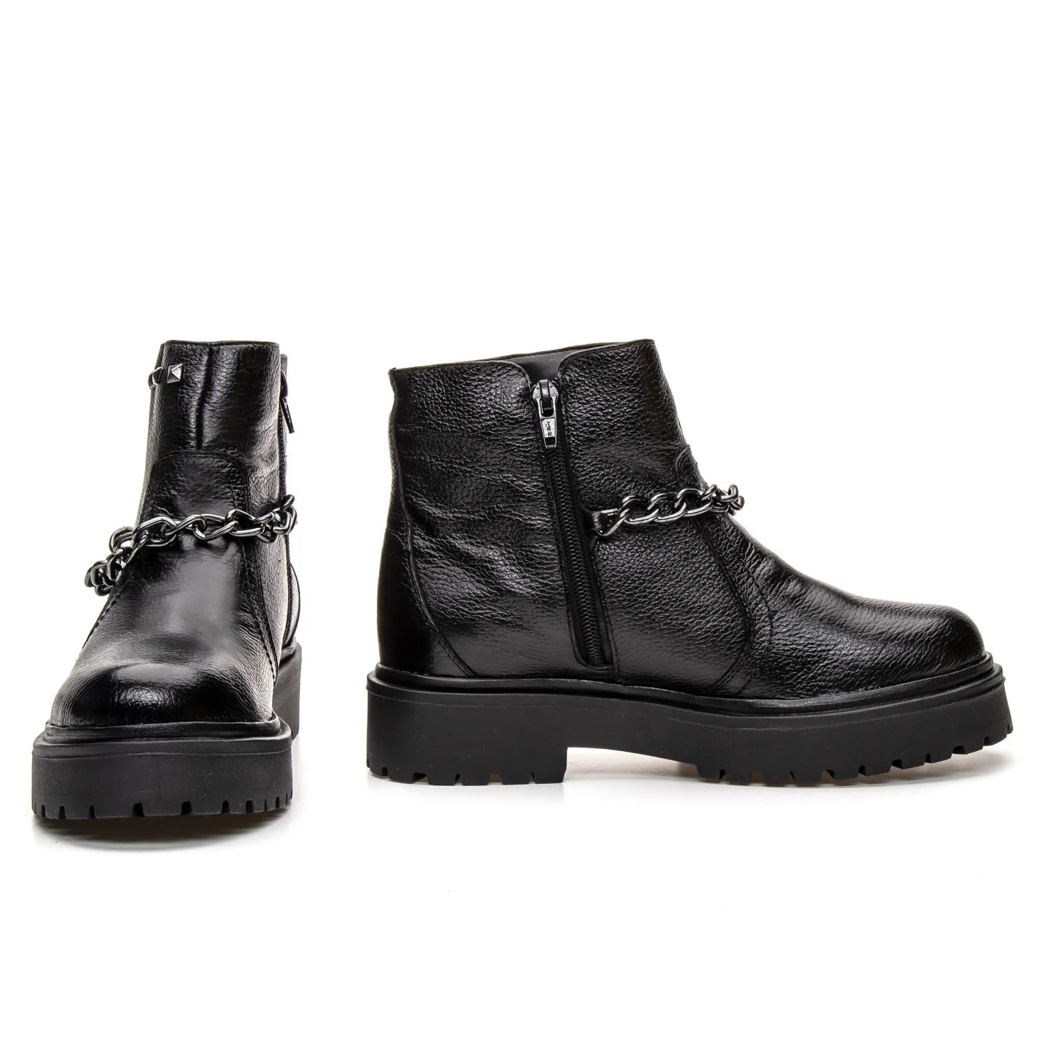 Bota Luxe Feminina Coturno Preta - 3853