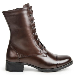 Bota Grécia Feminina Cano Médio Café - 1004