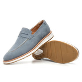 Loafer Casual Toscana Camurça Jeans - 2905