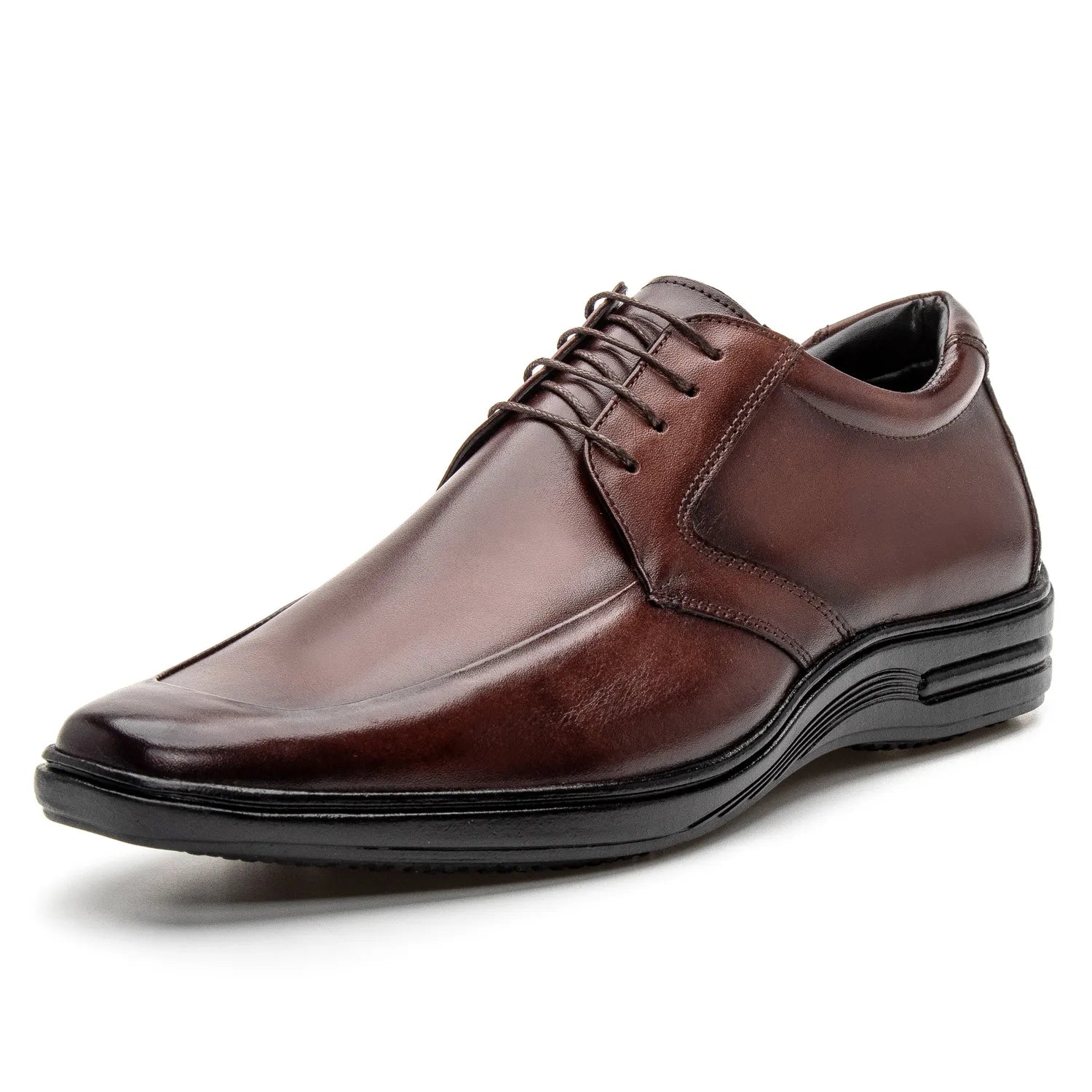 Sapato de Couro Masculino Vértice Tabaco SensoBlack™