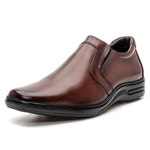 Sapato de Couro Masculino Vértice Tabaco EliteStride™