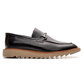 Loafer Valente Tratorado Preto - 3653