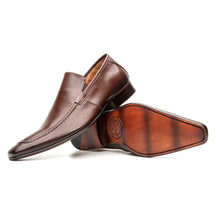Sapato Firenze Social Loafer com Textura Mouro - 354