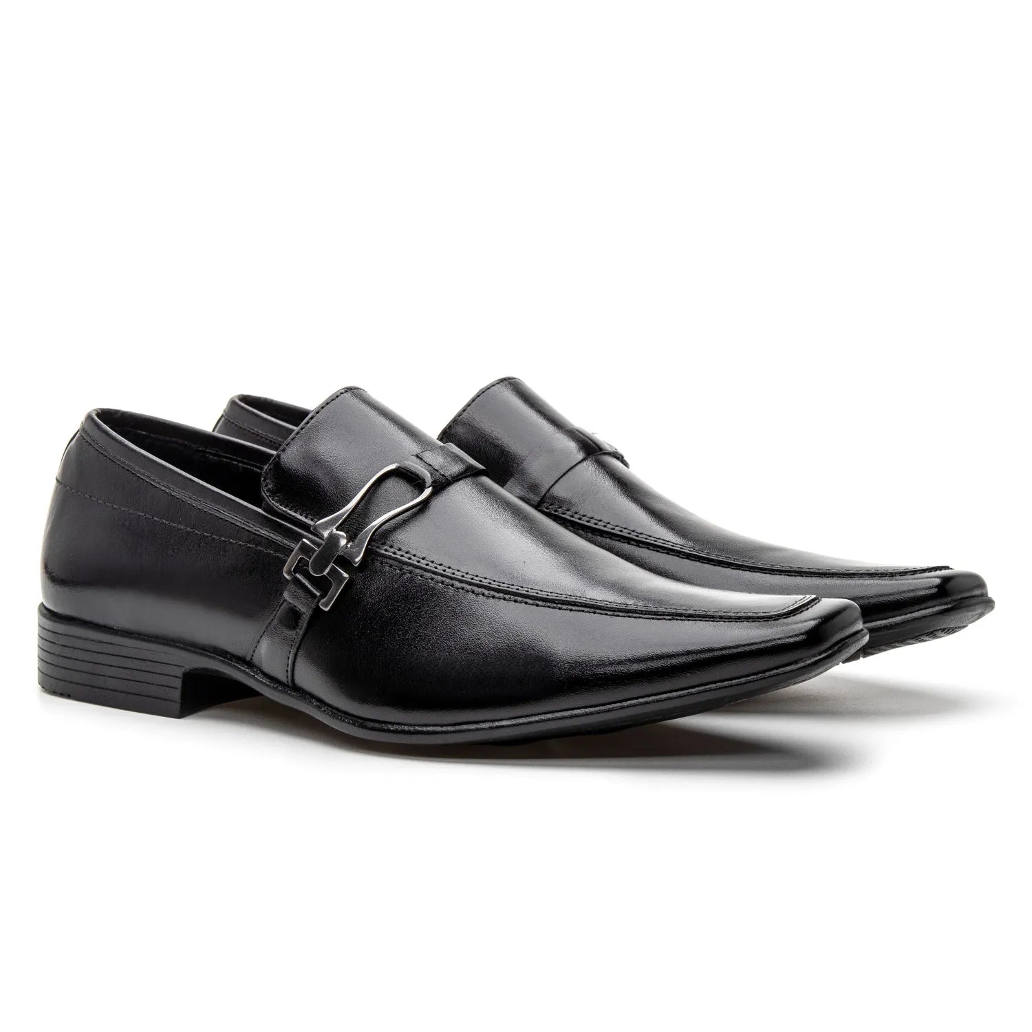 Sapato Social Vanguarda Preto com Fivela - 4603