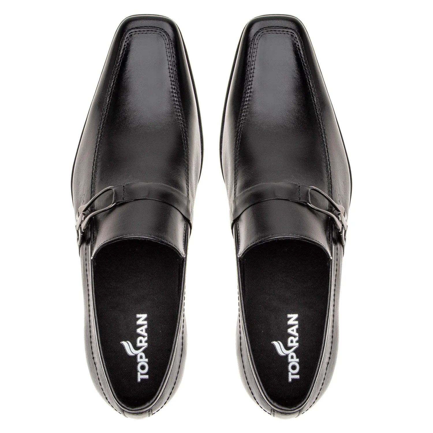 Sapato Social Vanguarda Preto com Fivela - 4603