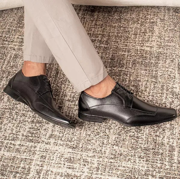 Sapato Social Vanguarda Preto - 4600