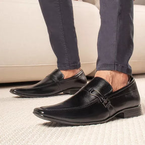 Sapato Social Vanguarda Preto com Fivela - 4603