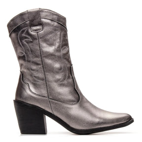 Bota Texas Feminina Prata - 4500