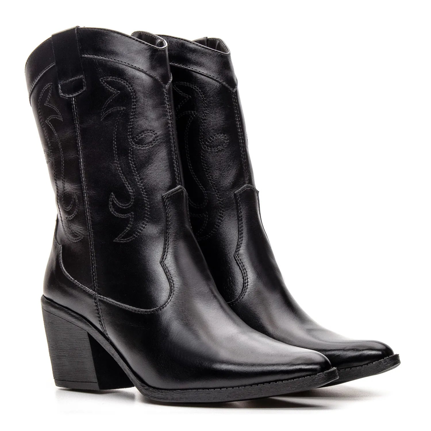 Bota Texas Feminina Preta - 4500